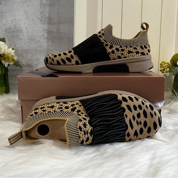 NEW Mark Nason x Skechers Modern Jogger Cheetah Mesh Knit Slip-on Sneakers NIB 6 - Picture 14 of 16